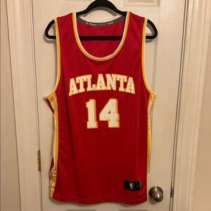 Fanatics Red and Yellow Atlanta Jersey #17